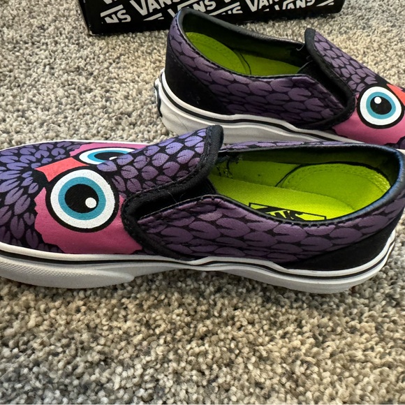 Vans Kids Slip On 10.5 Owls - Picture 6 of 9